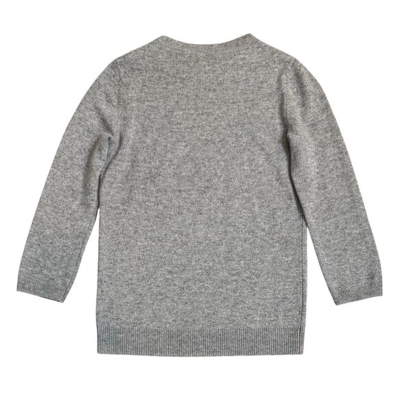 Talbots Pure Cashmere Crew Neck Sweater Womens XS Gray Pullover Quiet Luxury - Picture 2 of 4